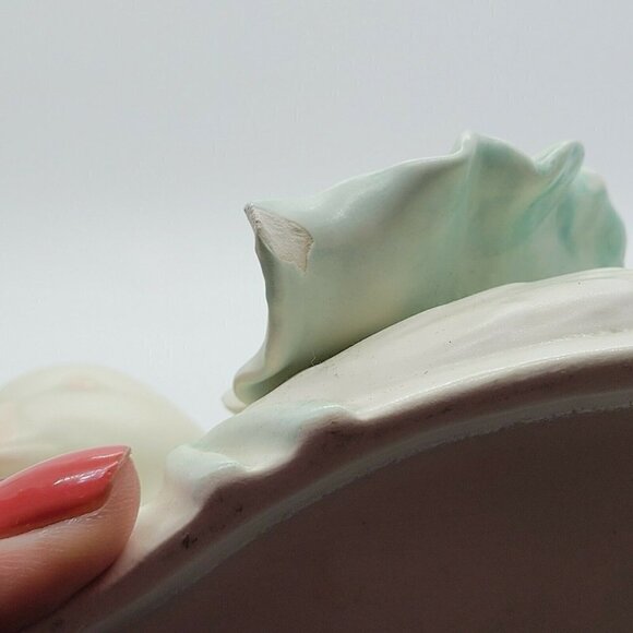 Vintage Fitz & Floyd Satin Glazed Duck Taper Candleholder Pastel Country Decor - Picture 8 of 10